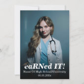 Modern Script BSN RN 4-Foto Klas van 2026 Verpleeg Kaart (Voorkant)