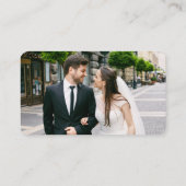 Modern Script Capture The Love QR-codekaart Informatiekaartje (Achterkant)