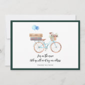 Modern Script Chic-Waterverf in beweging Aankondiging (Voorkant)