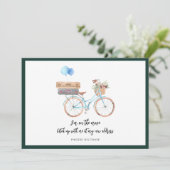 Modern Script Chic-Waterverf in beweging Aankondiging (Staand voorkant)