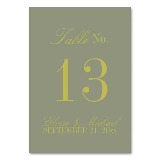 Modern Script Citrus Green Formal Wedding Kaart (Achterkant)