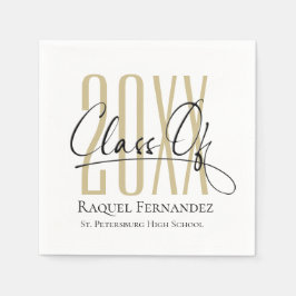 Modern Script Collage Graduation Party Servet