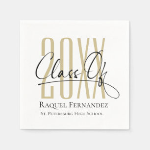 Modern Script Collage Graduation Party Servet