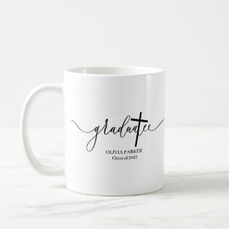 Modern script Cross Afstuderen Photo Afstuderen Koffiemok