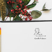 Modern Script Custom Library Boek Eenvoudige vlind Zelfinktende Stempel