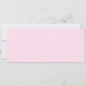 Modern Script Custom Logo Gift Certificaat Roze Kaart (Achterkant)