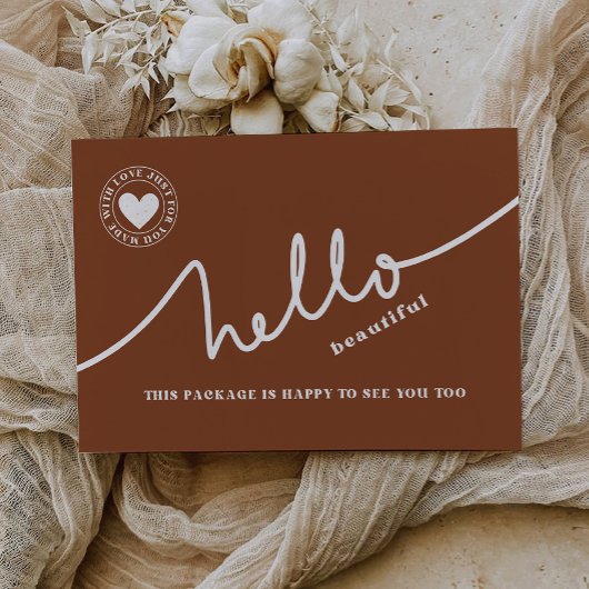 Modern script dank je kaart Sjabloon,