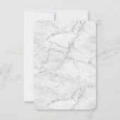 MODERN SCRIPT dank u opmerking marine blauwe inkt Kaart (Achterkant)