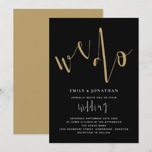 Modern script dat we doen met Black Gold Kaart
