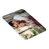 Modern script | De datum-foto opslaan Magneet (Rechterzijde)