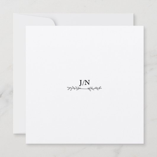 Modern script de nacht voor het repetitief avondet bedankkaart (Achterkant)