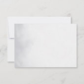 Modern script doop bedankje kaart (Achterkant)