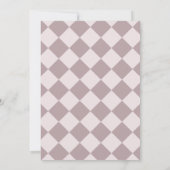 Modern Script Dusty Lila Roos Gold 30th Birthday Bedankkaart (Achterkant)