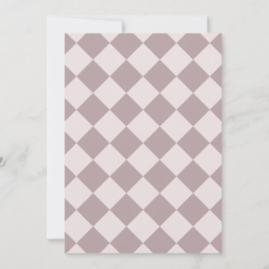 Modern Script Dusty Lila Roos Gold 30th Birthday Bedankkaart (Achterkant)