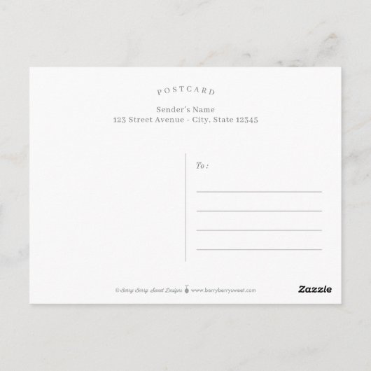 Modern Script EDITABLE COLOR-Vrijgezellenfeest Uit Briefkaart (Achterkant)