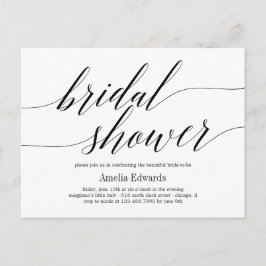 Modern Script EDITABLE COLOR-Vrijgezellenfeest Uit Briefkaart