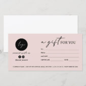 Modern Script Een cadeau voor u LOGO SOCIAL ICON (Voorkant / Achterkant)
