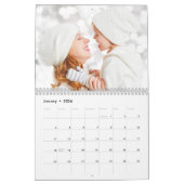 Modern Script Eenvoudige aangepaste familie foto 2 Kalender (Jan 2026)