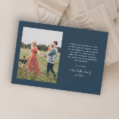 Modern Script Eenvoudige foto Nieuwjaar Feestdagenkaart