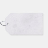 modern script elegant baby shower cadeaulabel (Achterkant Horizontaal)