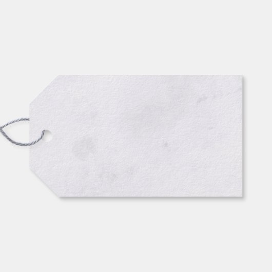 modern script elegant baby shower cadeaulabel (Achterkant Horizontaal)