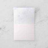 modern script elegant baby shower - dank u c notitiekaartje (Binnen)