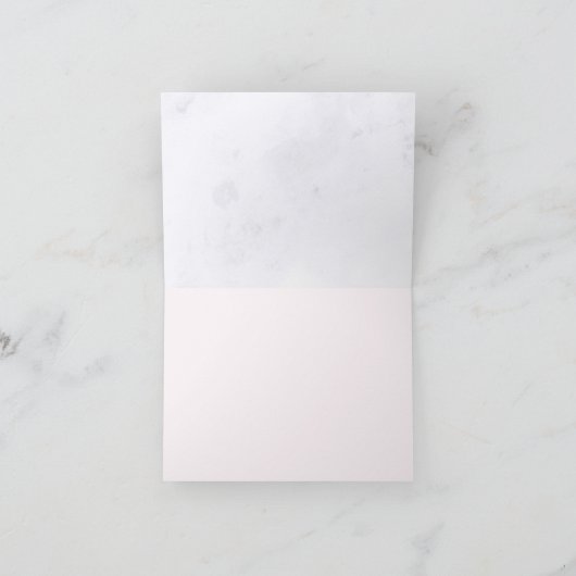 modern script elegant baby shower - dank u c notitiekaartje (Binnen)