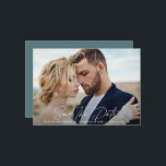 Modern script elegant bruiloft save the date<br><div class="desc">Moderne script elegant bruiloft,  sla de datumkaart op. Modern minimaal stijlvol ontwerp. Alle kleuren kunnen worden aangepast.</div>