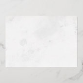 modern script elegant vrijgezellenfeest folie uitnodiging (Achterkant)