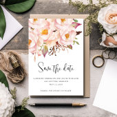 Modern Script Elegante bruiloft Save The Date