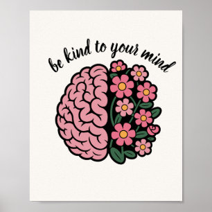 Modern Script	Elegante Wandposter   wees vriendeli Poster