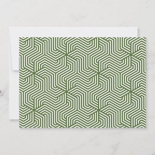 Modern script en geometrische dertigste verjaardag (Achterkant)