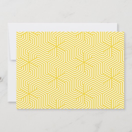 Modern script en geometrische dertigste verjaardag (Achterkant)