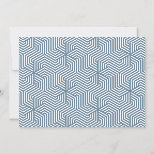 Modern script en geometrische dertigste verjaardag (Achterkant)