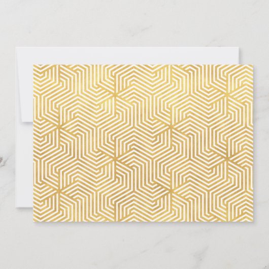 Modern script en geometrische dertigste verjaardag (Achterkant)