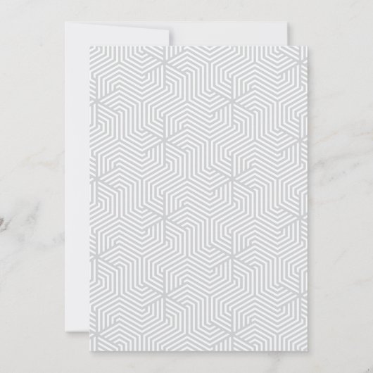 Modern script en geometrische dertigste verjaardag (Achterkant)