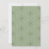 Modern script en geometrische dertigste verjaardag (Achterkant)