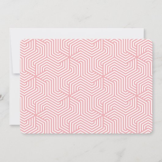 Modern script en geometrische dertigste verjaardag (Achterkant)