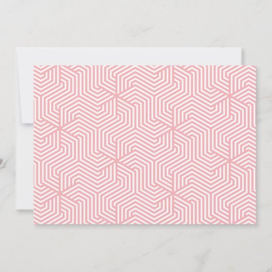 Modern script en geometrische dertigste verjaardag (Achterkant)