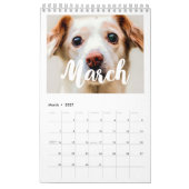 Modern script familie 2025 kalender (Mar 2027)