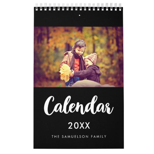 Modern script familie 2025 kalender (Hoes)
