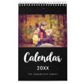 Modern script familie 2025 kalender (Hoes)