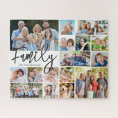 Modern Script FAMILY 16 Fotocollage Legpuzzel (Horizontaal)