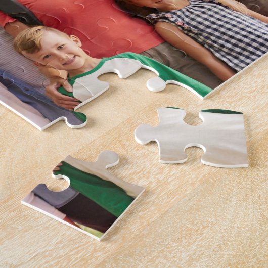 Modern Script FAMILY 16 Fotocollage Uw Kleur Legpuzzel (Zijkant)