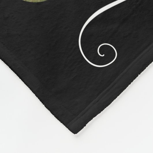 Modern Script Family Name 30 Fotocollage Fleece Deken (Hoek)