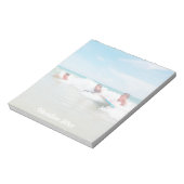 Modern script + foto notitieblok (Linkerzijde)