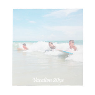 Modern script + foto notitieblok