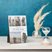 Modern Script Fotocollage Family Memory Keepsake Fotoplaat (Zijkant)