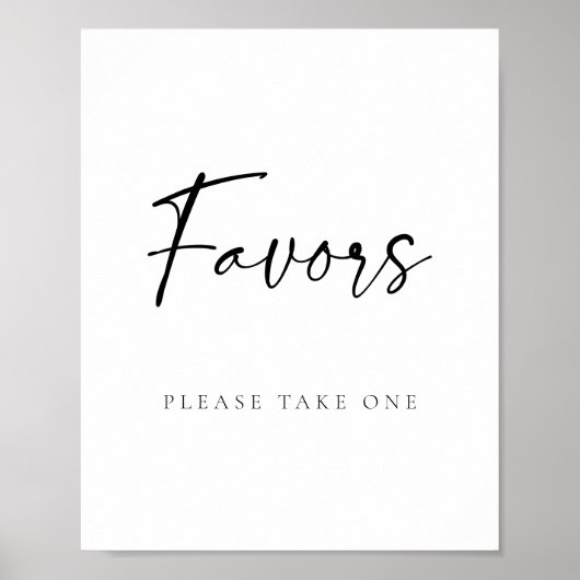 Modern script geeft de voorkeur aan een bruiloft poster (Voorkant)