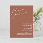 Modern script gelieve zich aan te sluiten bij de T Kaart (Staand voorkant)